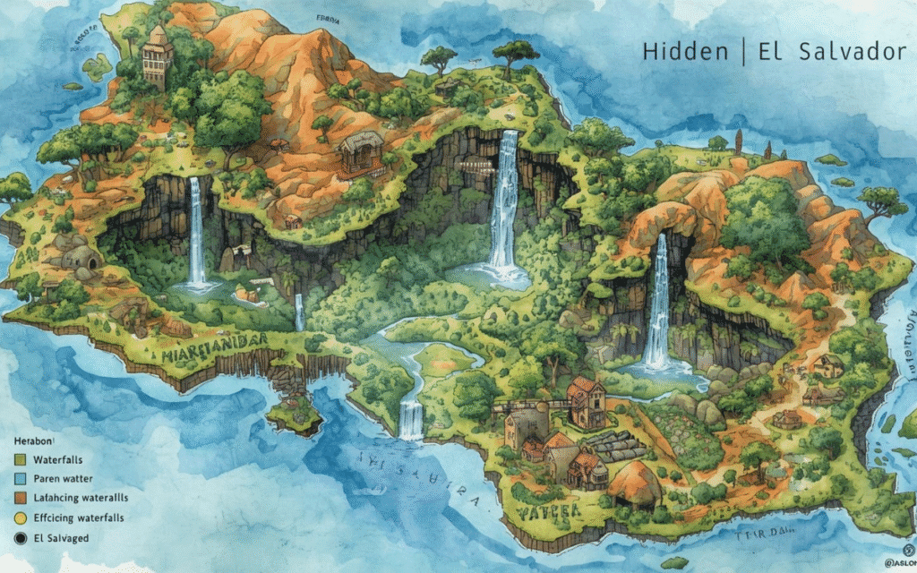 Hidden Waterfalls in El Salvador 2