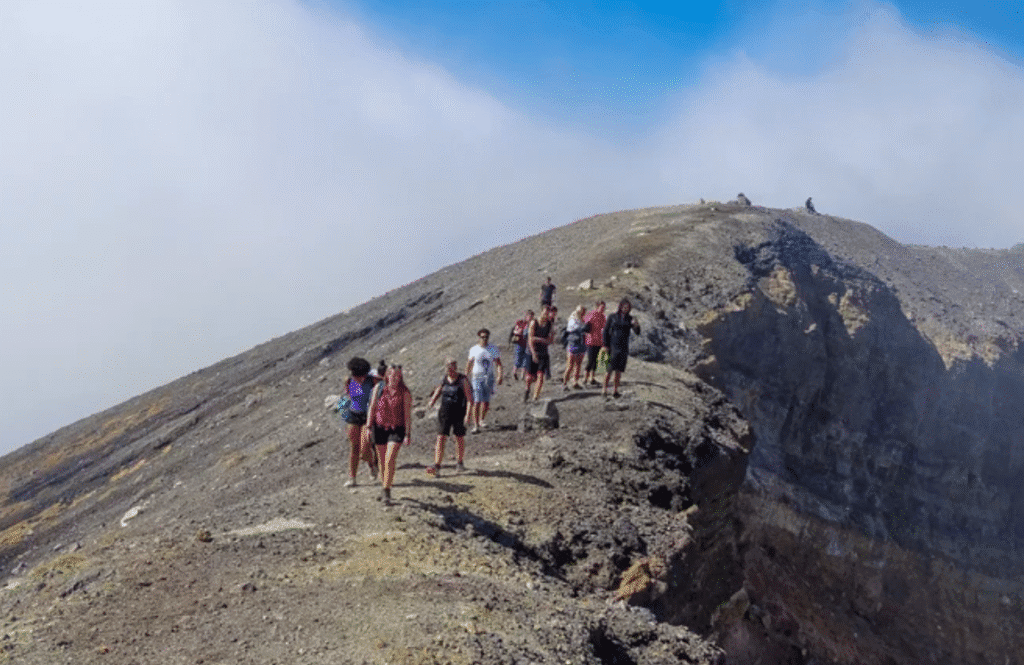 Tourists - Volcanic Tourism in El Salvador