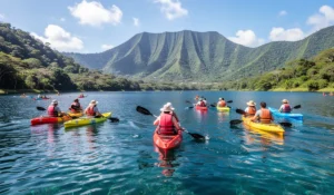 Lago de Coatepeque en El Salvador