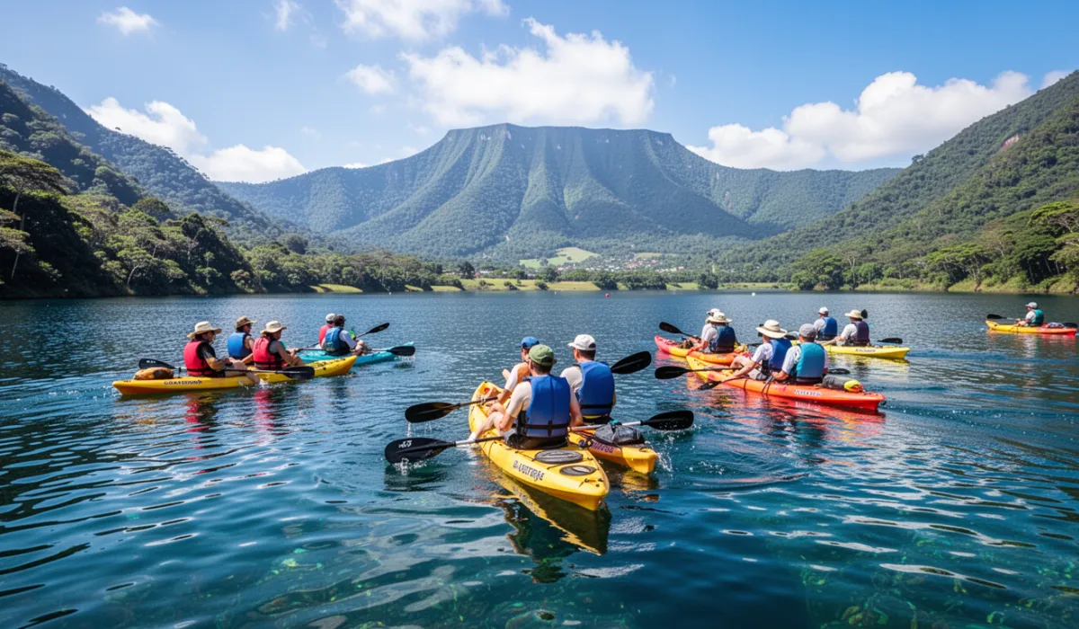 Lake Coatepeque in El Salvador